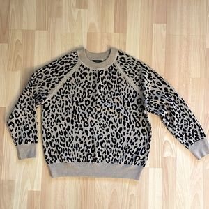 J crew leopard sweater